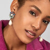 Boucles d'Oreilles Fleur de Diamants
