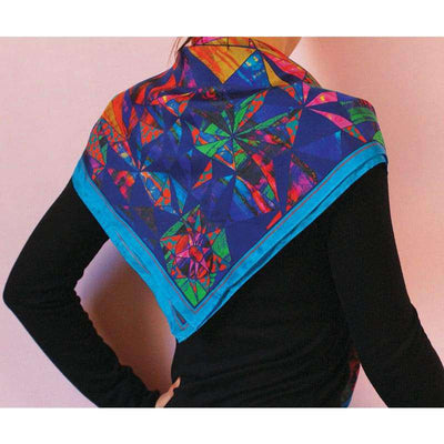 Foulard En Soie · Nuances Nocturnes Trésor Ethnique