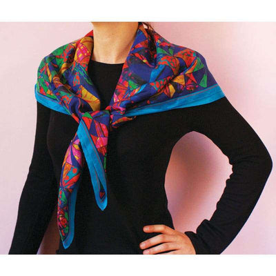 Foulard En Soie · Nuances Nocturnes Trésor Ethnique