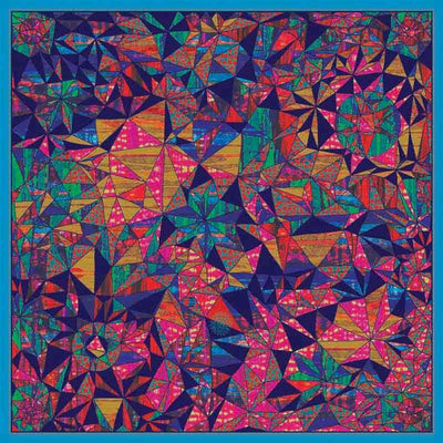 Foulard En Soie · Nuances Nocturnes Trésor Ethnique