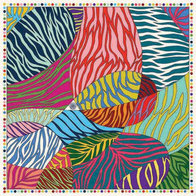 Foulard En Soie · Feu Primitif Trésor Ethnique
