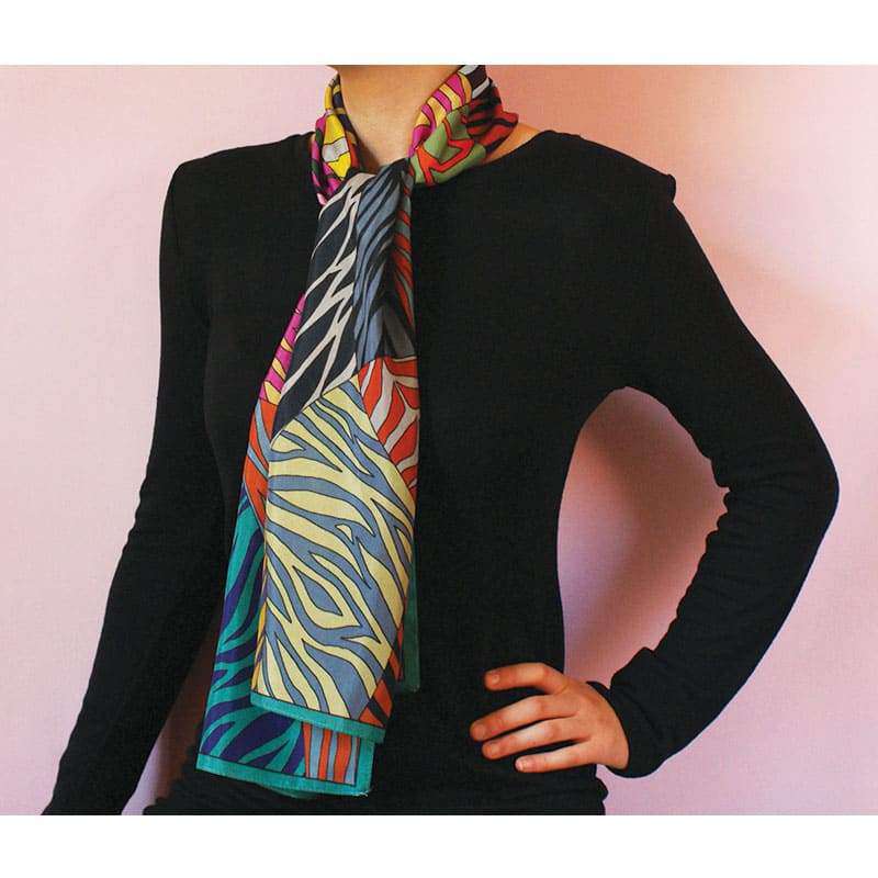 Foulard En Soie · Art Tribal Trésor Ethnique