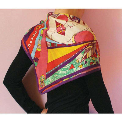 Foulard En Soie · Femmes Du Monde Trésor Ethnique