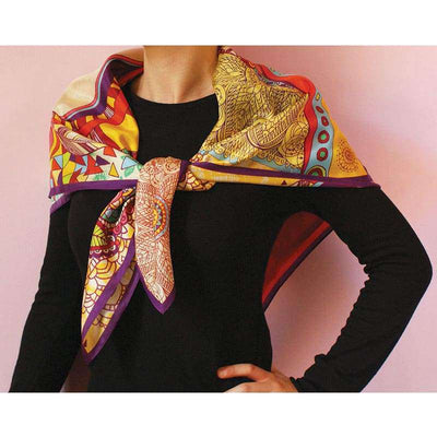 Foulard En Soie · Femmes Du Monde Trésor Ethnique