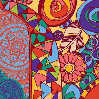 Foulard En Soie · Femmes Du Monde Trésor Ethnique