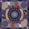 Foulard En Soie · Ornements Dorient (Bleu) Trésor Ethnique