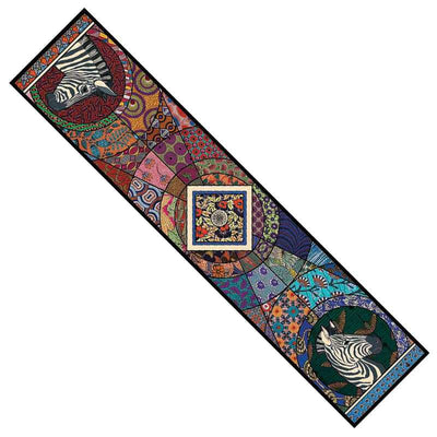 Foulard En Soie · Savane Abondante Trésor Ethnique