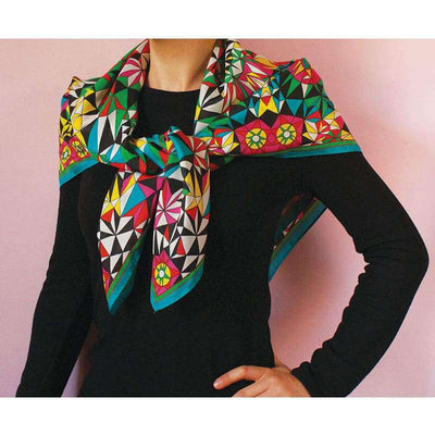 Foulard En Soie · Couleurs Africaines Trésor Ethnique