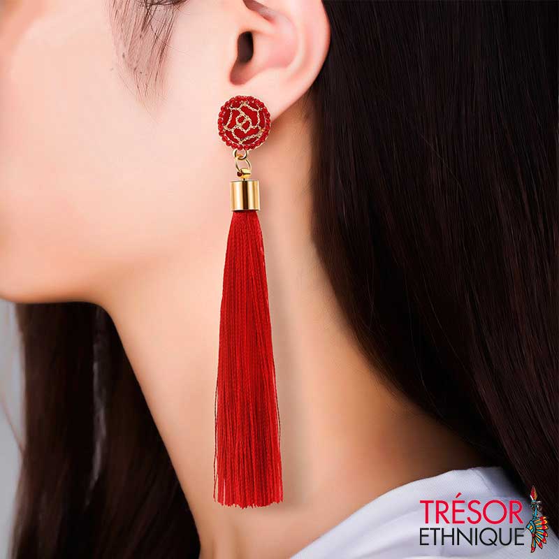 Boucles d'Oreilles Cascade de Fantaisie