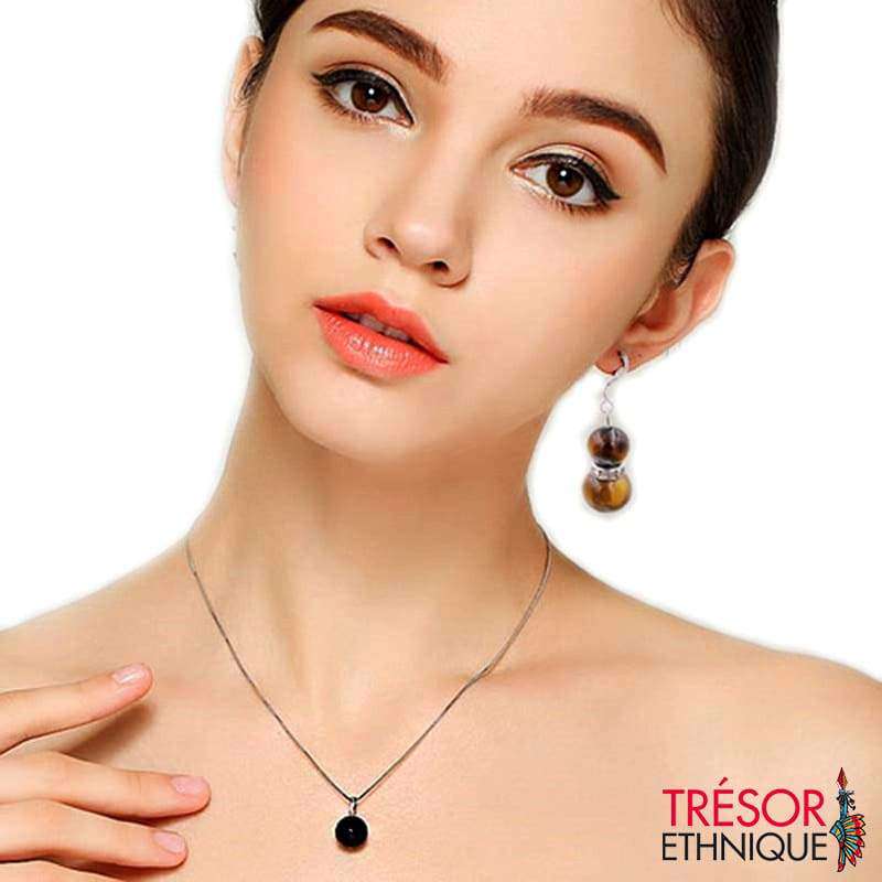 Boucles Doreilles En Cristaux Vertueux Lithothérapie Trésor Ethnique