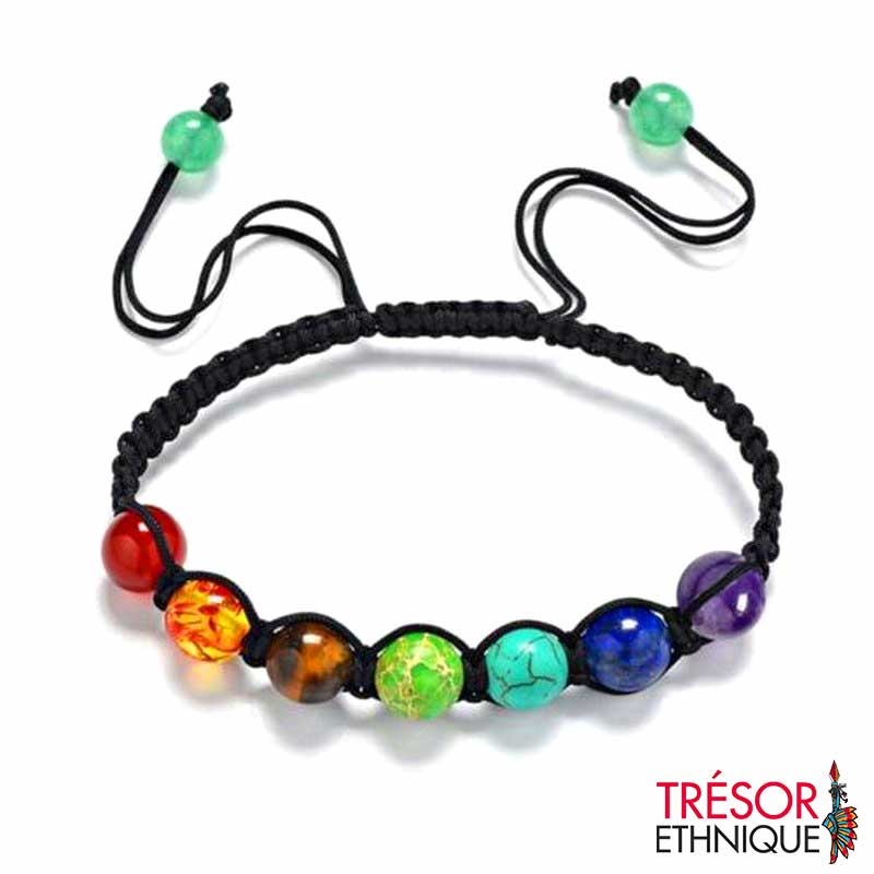 Bracelet Yoga & Équilibre 7 Chakras