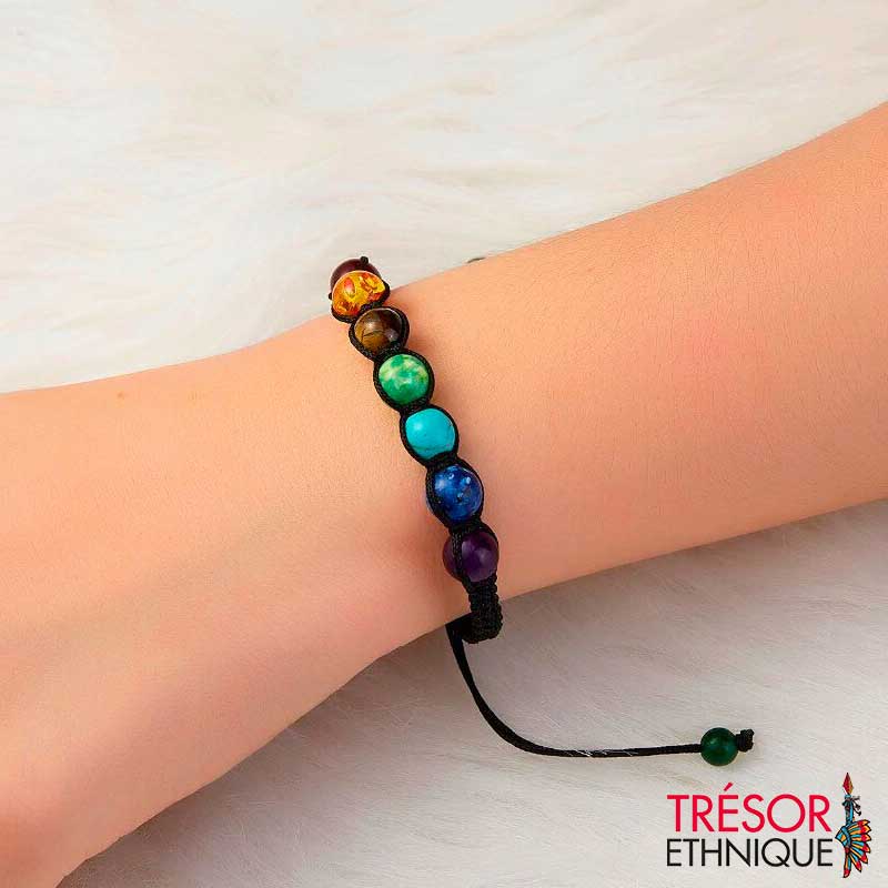 Bracelet Yoga & Équilibre 7 Chakras