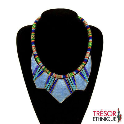 Collier Esprit Tribal Ciel Trésor Ethnique