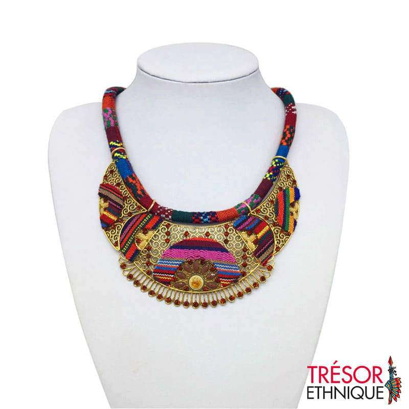 Collier Reflet De Savane Sèche Trésor Ethnique