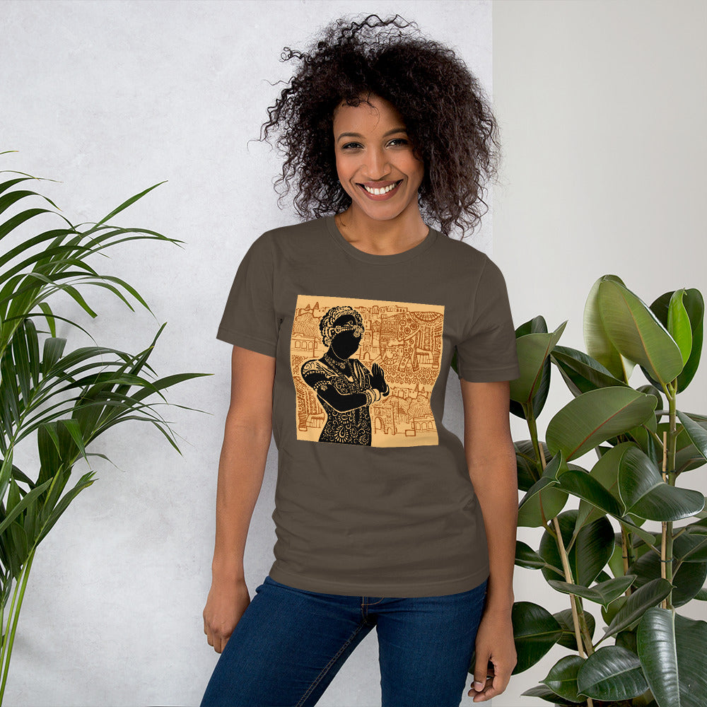 T-Shirt imprimé à manches courtes Femme