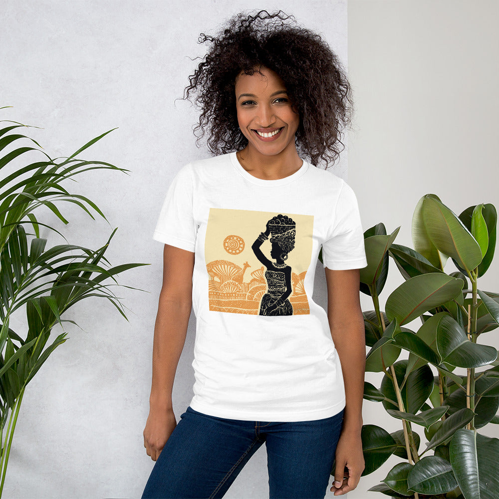 T-Shirt imprimé à manches courtes Femme