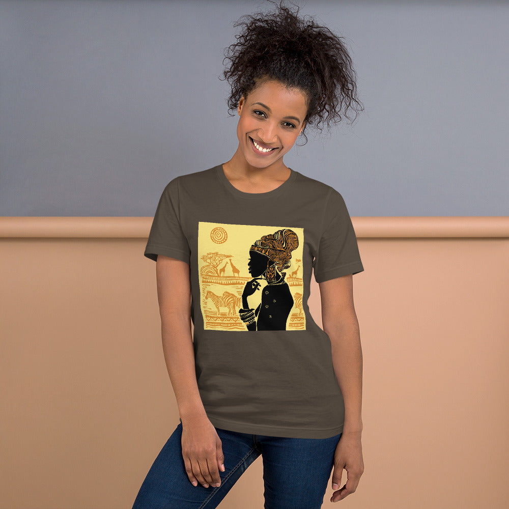 T-Shirt imprimé à manches courtes Femme