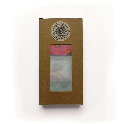 Foulard En Soie · Coquelicot Bohème Trésor Ethnique