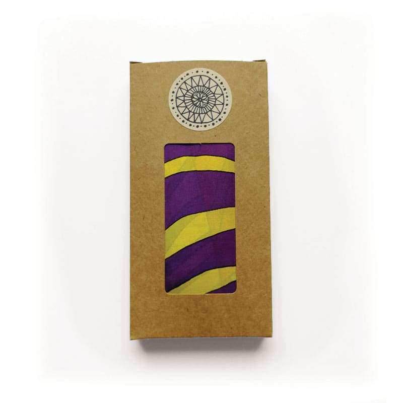 Foulard En Soie · Feu Primitif Trésor Ethnique