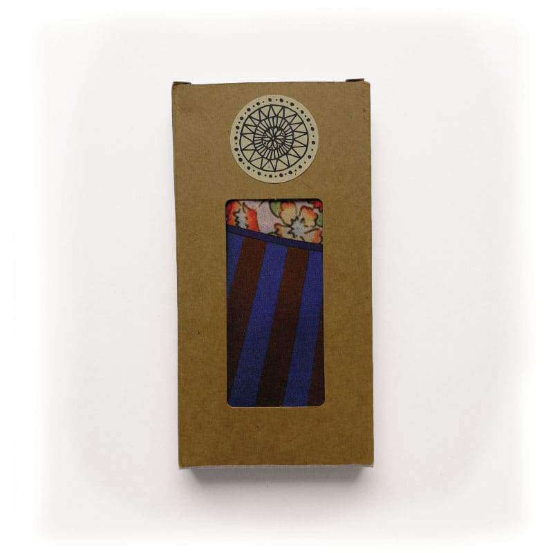 Foulard En Soie · Ornements Dorient (Bleu) Trésor Ethnique