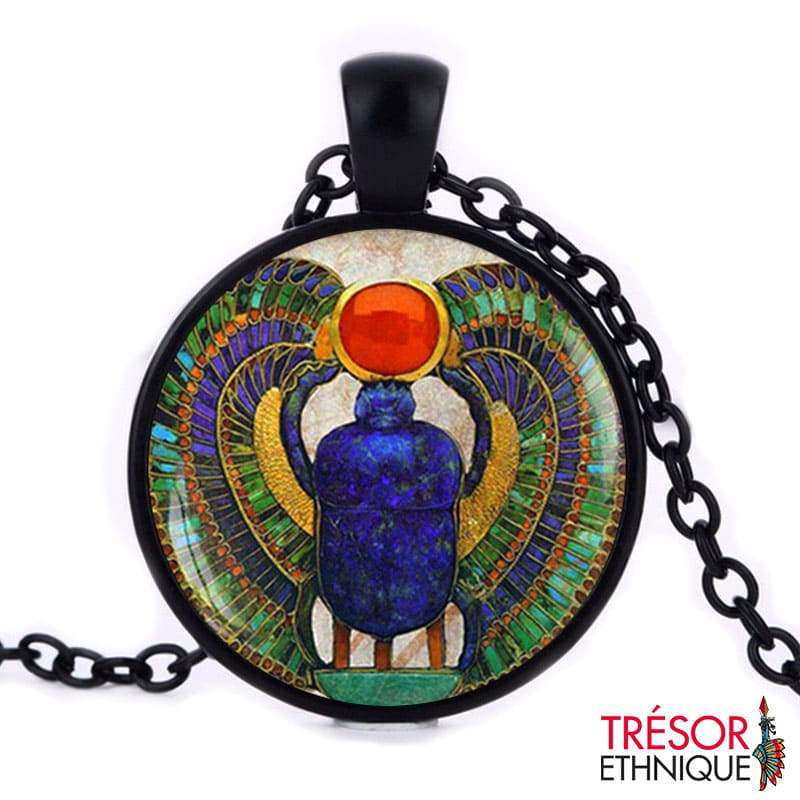 Pendentif Ailes De Râ Ébène Trésor Ethnique
