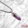 Pendentif Avec Cristal Thérapeutique Violet Trésor Ethnique