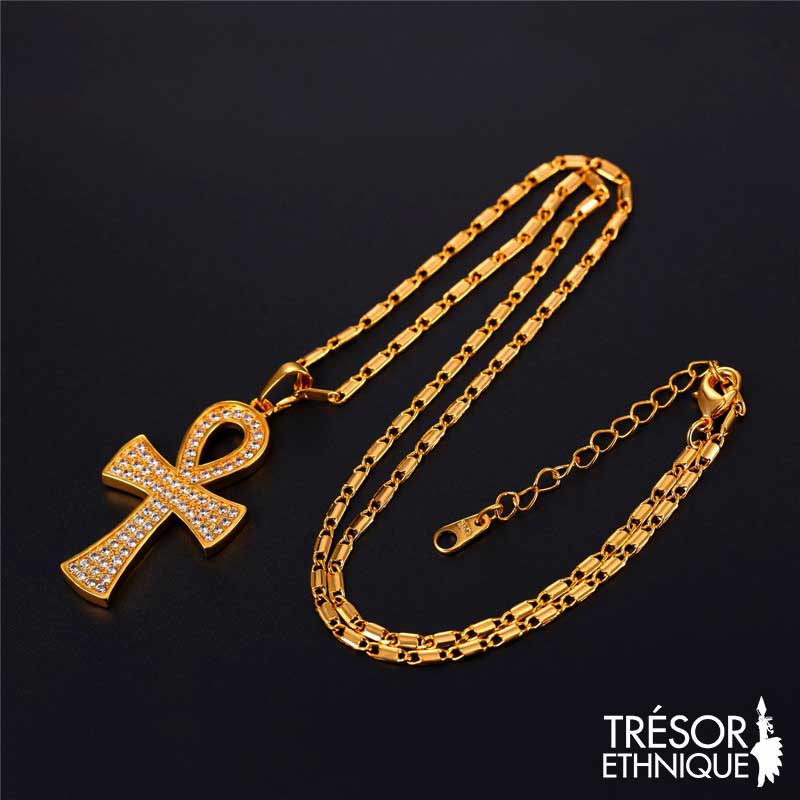 Pendentif Croix Ansée Trésor Ethnique