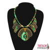 Pendentif Vitalité Africaine Jungle Tropicale Trésor Ethnique