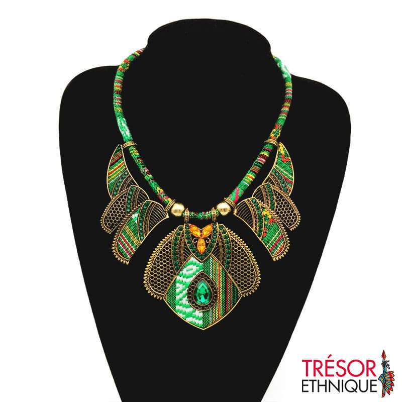Pendentif Vitalité Africaine Jungle Tropicale Trésor Ethnique