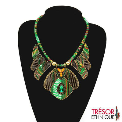 Pendentif Vitalité Africaine Jungle Tropicale Trésor Ethnique
