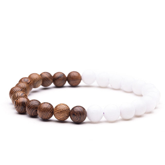 Bracelet Bouddha en Perles de Bois de Santal