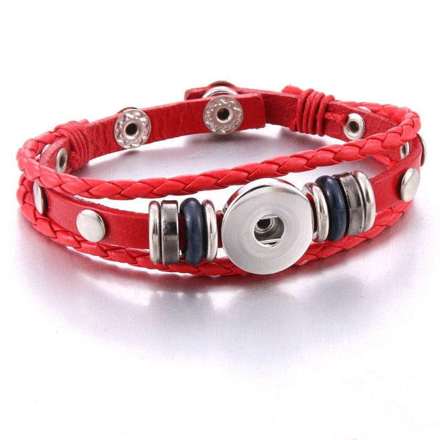 Bracelet Rétro en Cuir